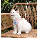 Coleira Peitoral & Guia Pet Florzinha