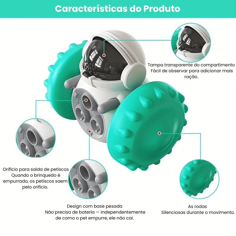 Brinquedo Interativo Alimentador Pet
