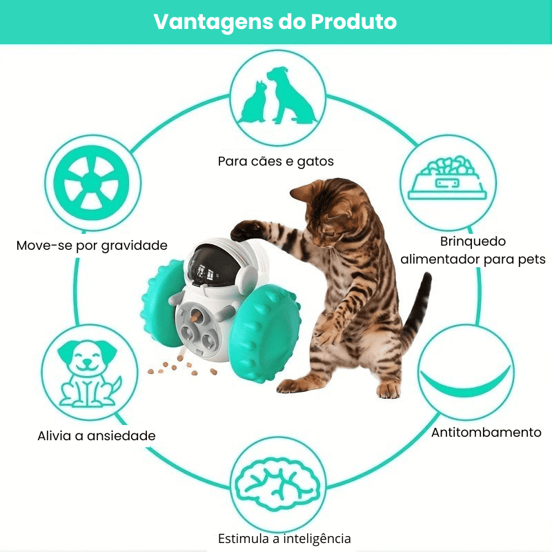 Brinquedo Interativo Alimentador Pet