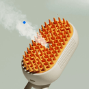 Escova a Vapor 3 em 1 para Pets – Limpa, Massageia e Hidrata a Pelagem