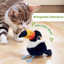 Pássaro Interativo Recarregável
