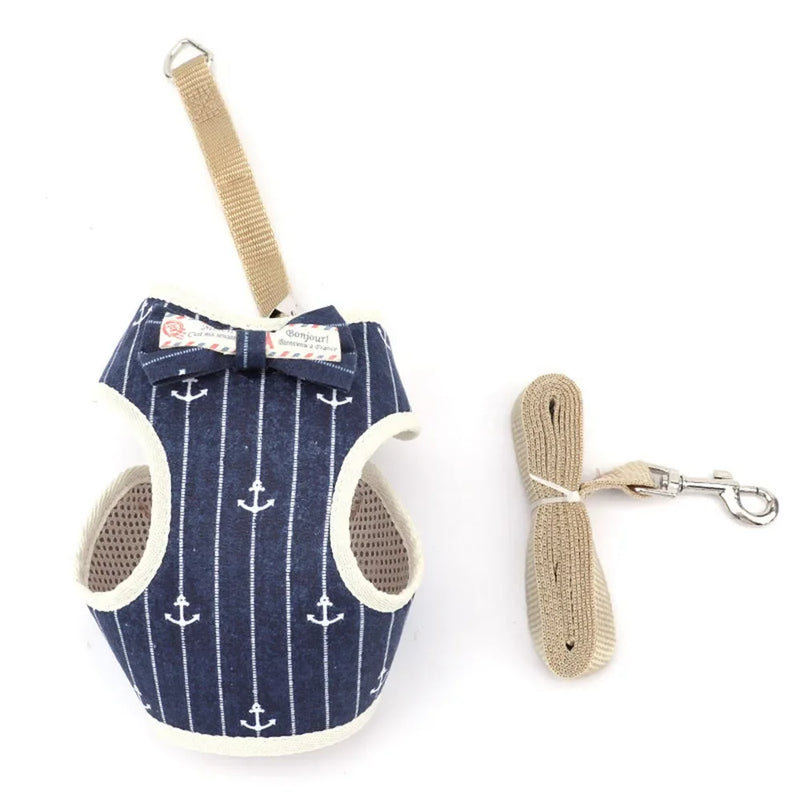 Coleira Peitoral & Guia Pet Lacinhos