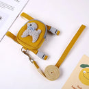 Coleira Peitoral + Guia com Bolsa de Petisco